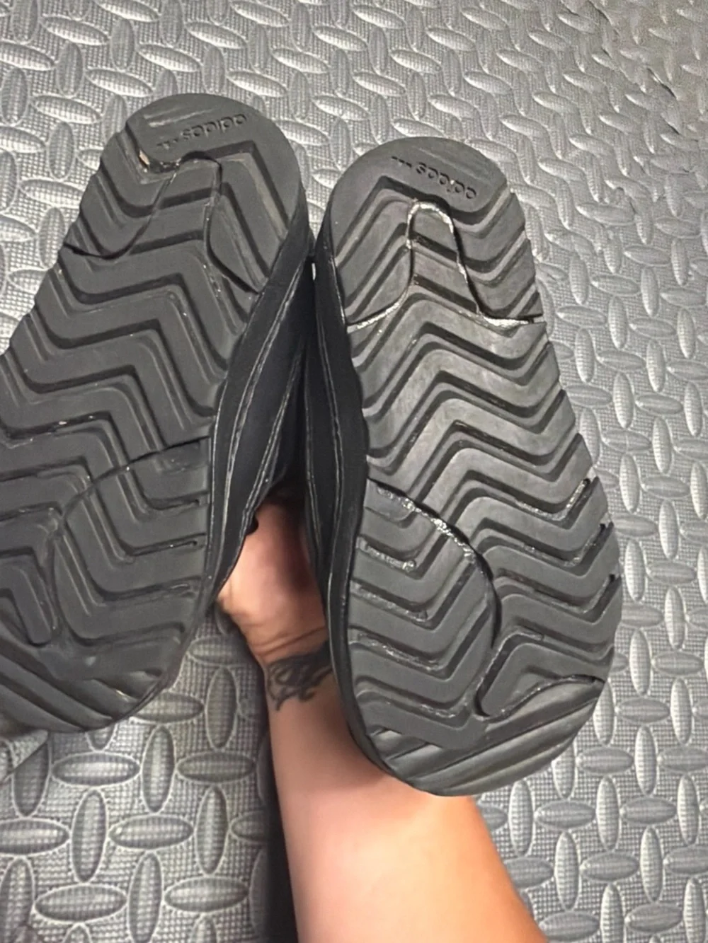 Adidas Black Kids Winter Boots with Pull-Draw Laces